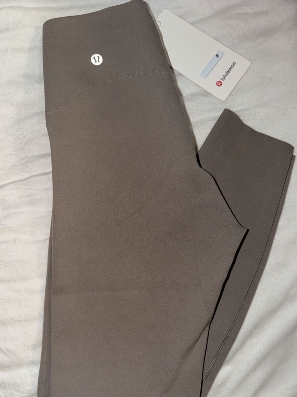 Lululemon High-Rise Leggings in Taupe